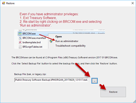 SQL restore